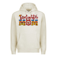 Oatmeal Heather firefighter mom Premium Hoodie - HRA Design Shop