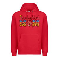 Red firefighter mom Premium Hoodie - HRA Design Shop
