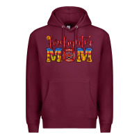 Burgundy firefighter mom Premium Hoodie - HRA Design Shop