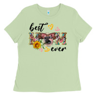 Best Mom Ever With Cow Ladies Tee | Teevron