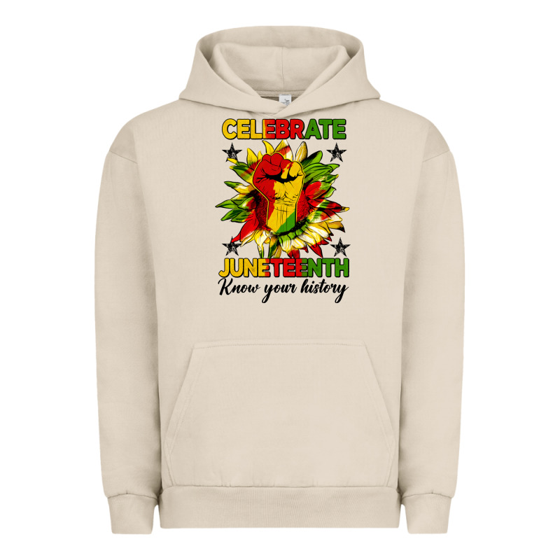 Celebrate Juneteenth Know Your History Urban Hoodie by HRA Design Shop | Teevron