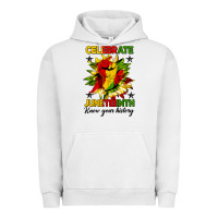 Pigment Lunar Rock celebrate juneteenth know your history Urban Hoodie - HRA Design Shop