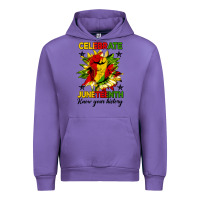 Tulip celebrate juneteenth know your history Urban Hoodie - HRA Design Shop