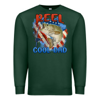 Sports Green reel cool dad Premium Sweatshirt - MaliasSmallBusiness
