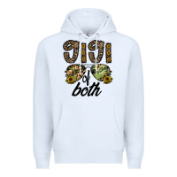 White gigi of both Premium Hoodie - CowhideDigitalArt
