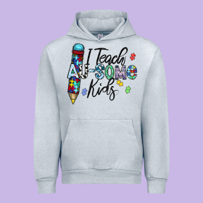 I Teach Au Some Kids Urban Hoodie Designed By Cowhidedigitalart