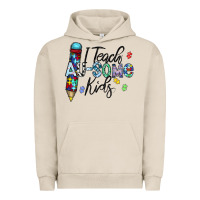 Pigment French Oak i teach au some kids Urban Hoodie - CowhideDigitalArt