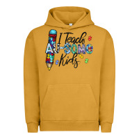 Pigment Peanut Butter i teach au some kids Urban Hoodie - CowhideDigitalArt