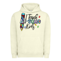 Pigment Pistachio i teach au some kids Urban Hoodie - CowhideDigitalArt