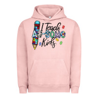 Pigment Salmon i teach au some kids Urban Hoodie - CowhideDigitalArt
