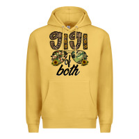 Antique Gold gigi of both Premium Hoodie - CowhideDigitalArt