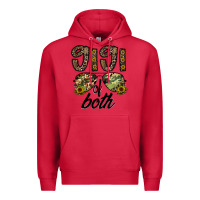 Cardinal gigi of both Premium Hoodie - CowhideDigitalArt