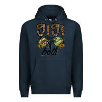 Navy gigi of both Premium Hoodie - CowhideDigitalArt