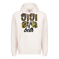 Pale Pink gigi of both Premium Hoodie - CowhideDigitalArt