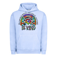 Pigment Grape Ice in a world where you can be anything be kind Urban Hoodie - CowhideDigitalArt