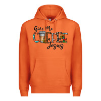 Carrot give me coffee jesus Premium Hoodie - CowhideDigitalArt