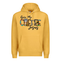 Mustard give me coffee jesus Premium Hoodie - CowhideDigitalArt