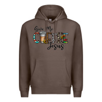 Coffee give me coffee jesus Premium Hoodie - CowhideDigitalArt
