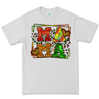 Dove Grey juneteenth leopard frame mama Mother's Day Premium Tee - LillyAllenDesigns