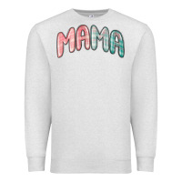 Oatmeal Heather mama christmas plaid Premium Sweatshirt - MaliasSmallBusiness