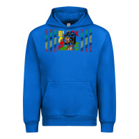 Cobalt black girl magic libbey glass Urban Hoodie - HRA Design Shop