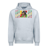 Heather Grey black girl magic libbey glass Urban Hoodie - HRA Design Shop