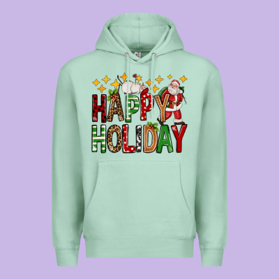 Happy Holiday Christmas Premium Hoodie Designed By Fadigitalartstudio