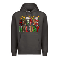 Smoke happy holiday christmas Premium Hoodie - FaDigitalArtStudio