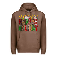 Chestnut happy holiday christmas Premium Hoodie - FaDigitalArtStudio