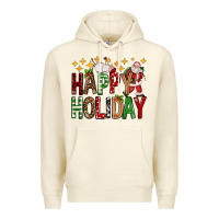 Sandshell happy holiday christmas Premium Hoodie - FaDigitalArtStudio