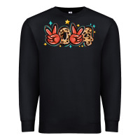 Black 2024 stars and leopard Premium Sweatshirt - MaliasSmallBusiness