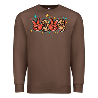 Chestnut 2024 stars and leopard Premium Sweatshirt - MaliasSmallBusiness