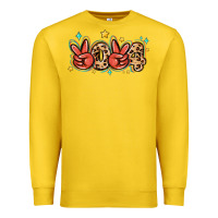 Lemon 2024 stars and leopard Premium Sweatshirt - MaliasSmallBusiness