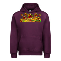 Mauve Wine juneteenth sunflowers libbey glass Urban Hoodie - HRA Design Shop