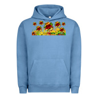 Pigment Pebble Blue juneteenth sunflowers libbey glass Urban Hoodie - HRA Design Shop