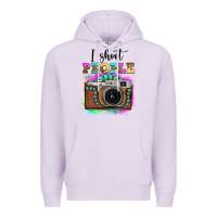 Lilac i shoot people tie dye gemstone vintage camera Premium Hoodie - FaDigitalArtStudio