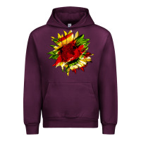 Mauve Wine juneteenth sunflower Urban Hoodie - HRA Design Shop