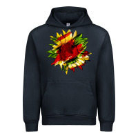 Navy juneteenth sunflower Urban Hoodie - HRA Design Shop
