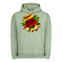 Pigment Oil Green juneteenth sunflower Urban Hoodie - HRA Design Shop