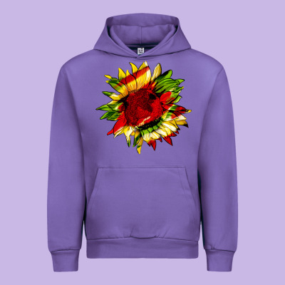 Juneteenth Sunflower Urban Hoodie Designed By Hra Design Shop