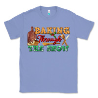 Colony Blue baking through the snow Classic Tee - FaDigitalArtStudio