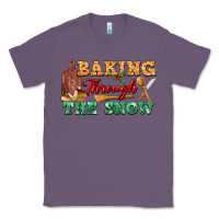 Lavender baking through the snow Classic Tee - FaDigitalArtStudio