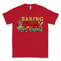 Red baking through the snow Classic Tee - FaDigitalArtStudio