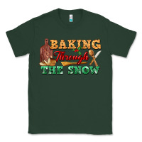 Sports Green baking through the snow Classic Tee - FaDigitalArtStudio