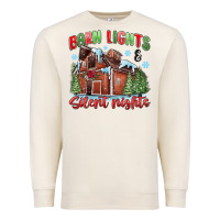 Sandshell barn lights and silent nights Premium Sweatshirt - MaliasSmallBusiness