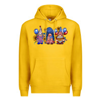 Lemon america gnomes Premium Hoodie - RacoonDesign