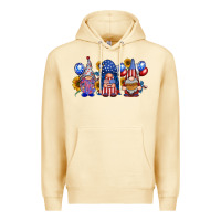 Pina Colada america gnomes Premium Hoodie - RacoonDesign