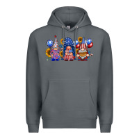Rock america gnomes Premium Hoodie - RacoonDesign