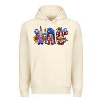 Sandshell america gnomes Premium Hoodie - RacoonDesign
