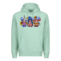 Seafoam america gnomes Premium Hoodie - RacoonDesign